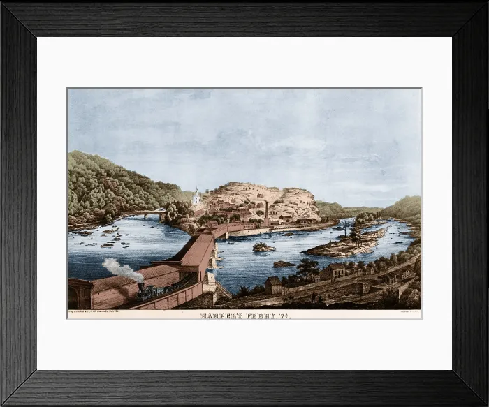 Framed Print : Harper's Ferry Framed Print : Harper's Ferry