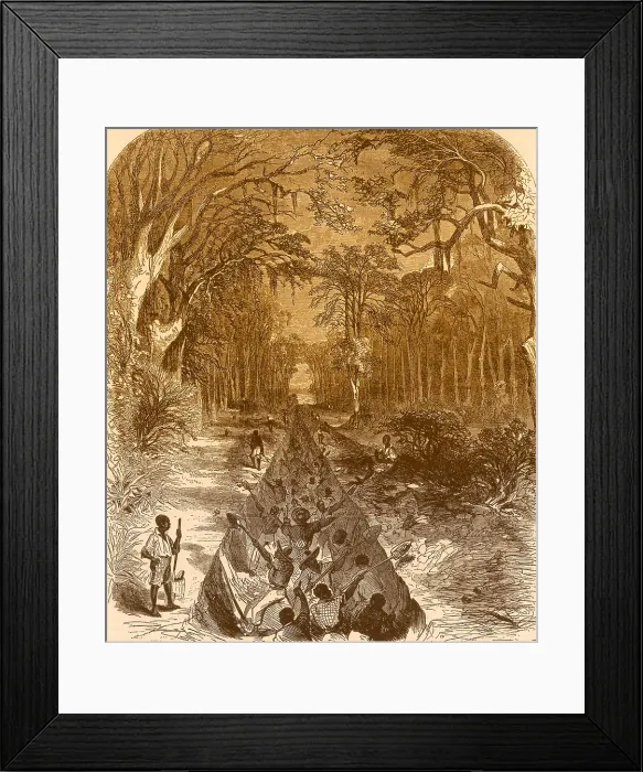 Framed Print : Grant's Canal, 1862 Framed Print : Grant's Canal, 1862