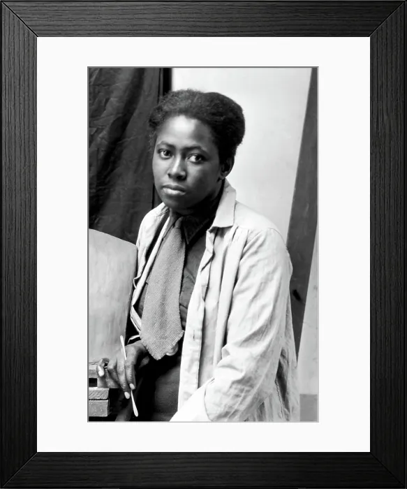 Framed Print : Selma Burke, American Sculptor Framed Print : Selma Burke, American Sculptor