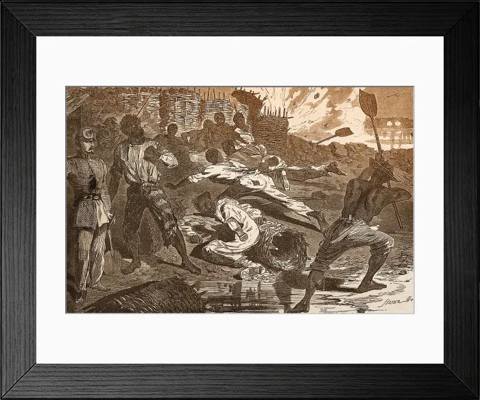 Framed Print : Siege of Vicksburg, 1863