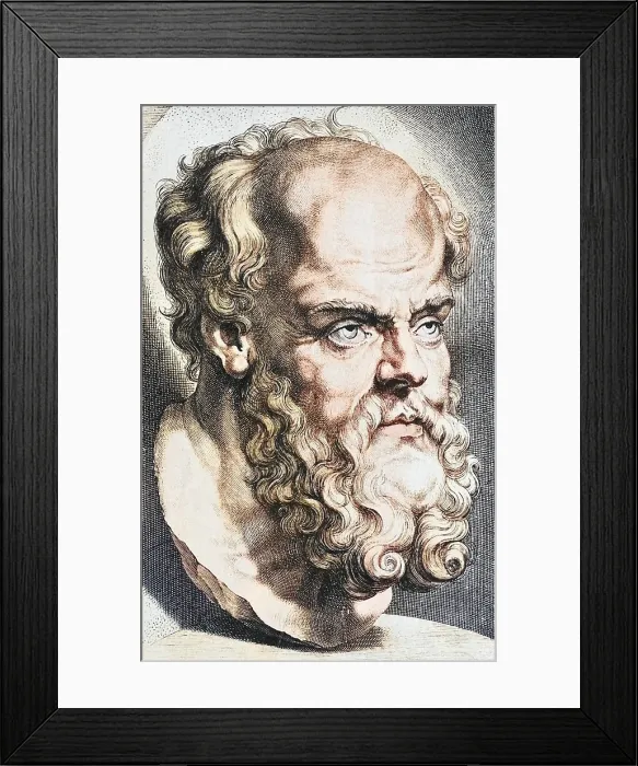 Framed Print : Socrates, Ancient Greek Philosopher Framed Print : Socrates, Ancient Greek Philosopher