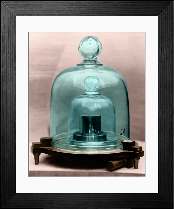 Framed Print : National Standard of Mass, Kilogram
