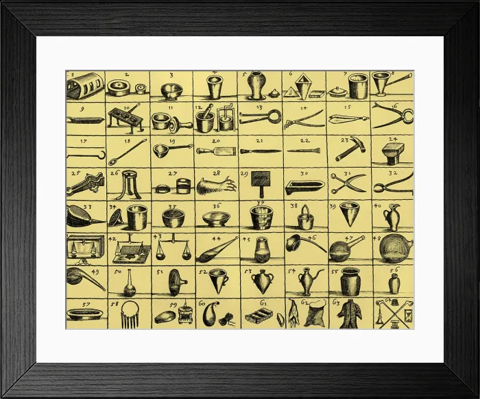 Framed Print : Portable Laboratory of Johann Joachim Becher Framed Print : Portable Laboratory of Johann Joachim Becher