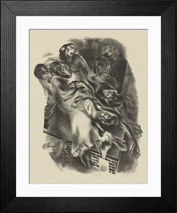 Framed Print : WPA Art, Harlem