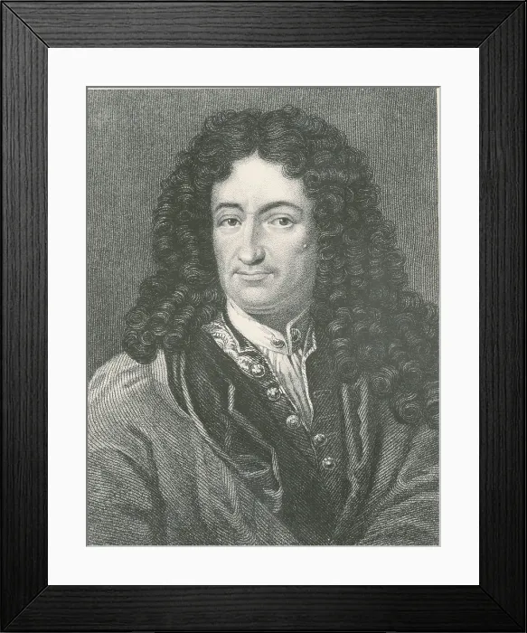Framed Print : Gottfried Wilhelm Leibniz, German Mathematician