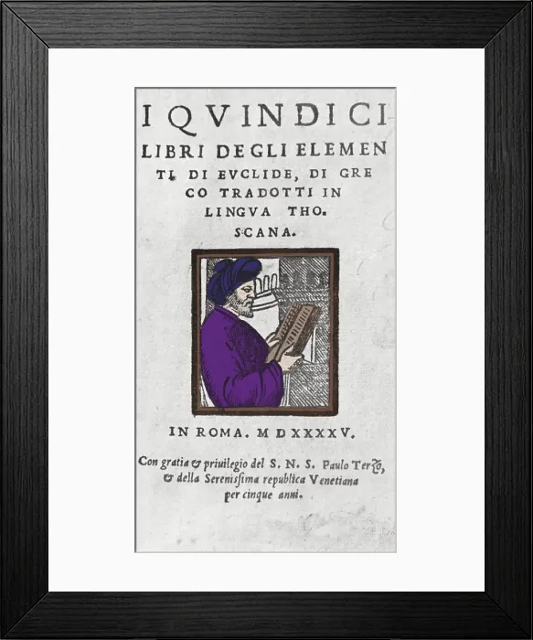 Framed Print : Euclid, Ancient Greek Mathematician Framed Print : Euclid, Ancient Greek Mathematician