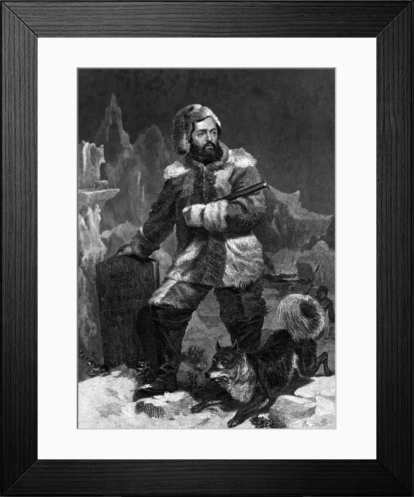 Framed Print : Elisha Kane, American Naval Doctor and Arctic Explorer Framed Print : Elisha Kane, American Naval Doctor and Arctic Explorer