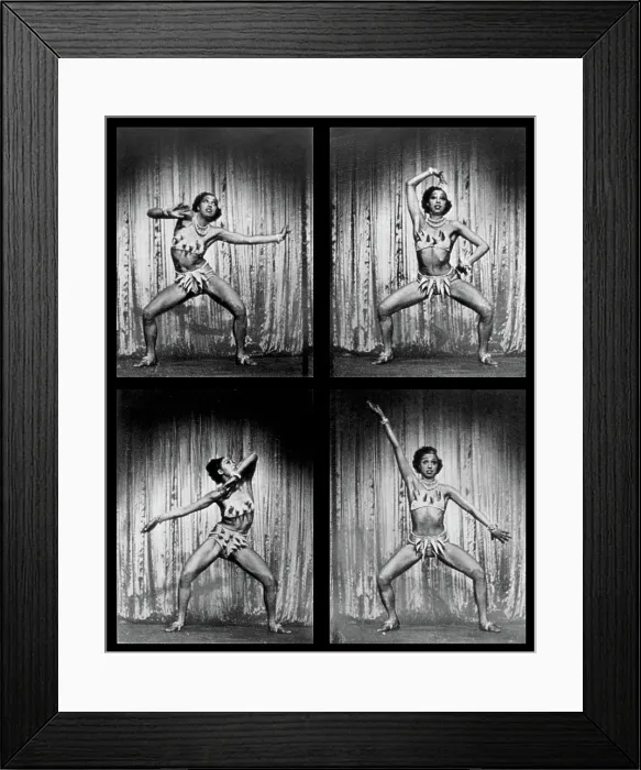 Framed Print : Josephine Baker, American Entertainer Framed Print : Josephine Baker, American Entertainer