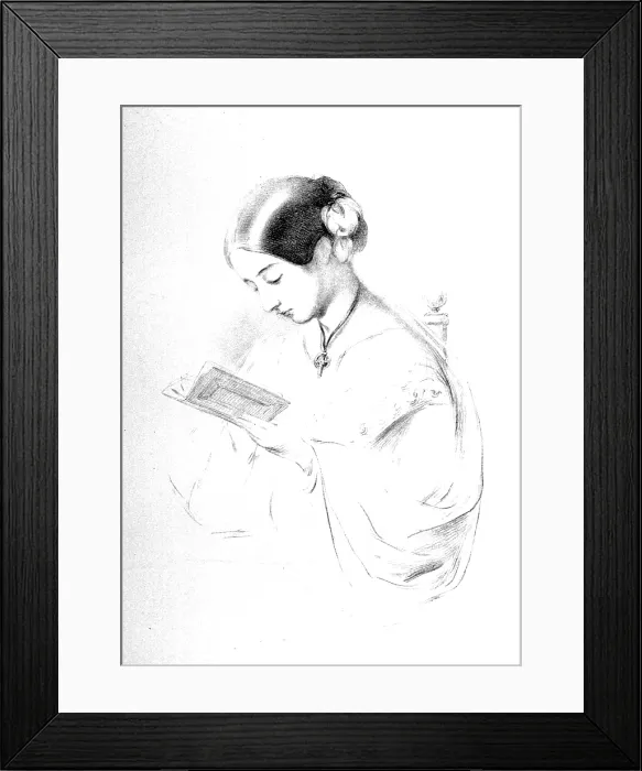 Framed Print : Florence Nightingale, English Nurse and Statistician Framed Print : Florence Nightingale, English Nurse and Statistician