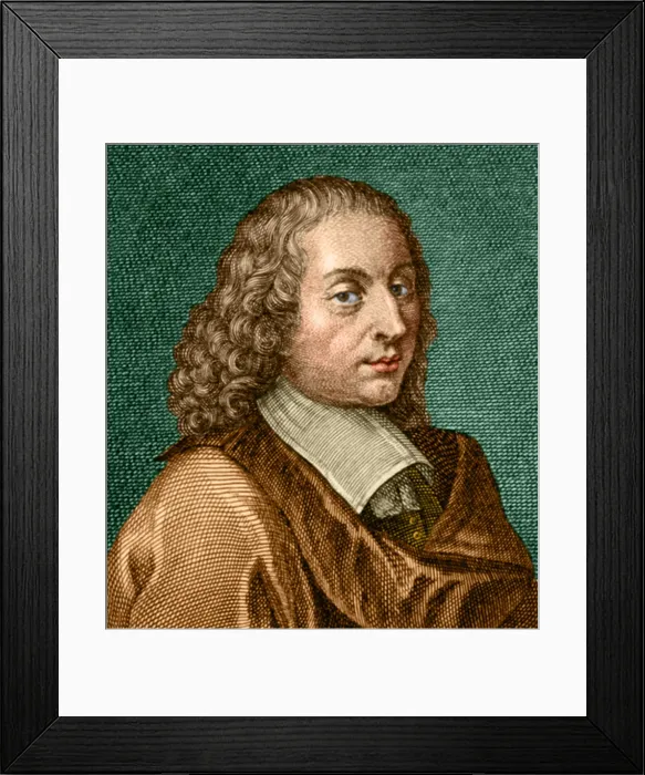 Framed Print : Blaise Pascal, French Polymath