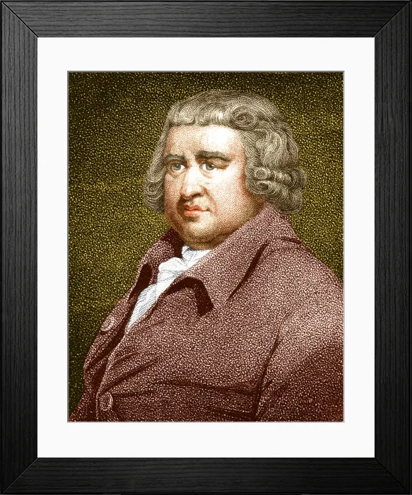 Framed Print : Erasmus Darwin, English Polymath Framed Print : Erasmus Darwin, English Polymath