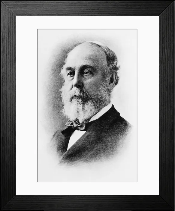 Framed Print : Asaph Hall, American Astronomer Framed Print : Asaph Hall, American Astronomer
