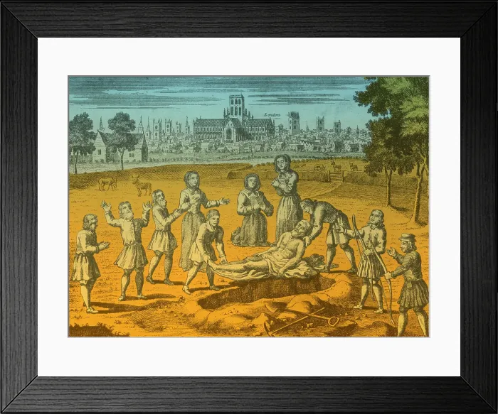 Framed Print : Great Plague of London, 1665 Framed Print : Great Plague of London, 1665