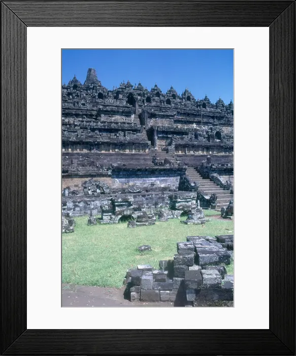 Framed Print : Ancient Borobudar Temple Framed Print : Ancient Borobudar Temple