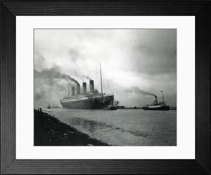 Framed Print : RMS Titanic Ready for Passengers, 1911