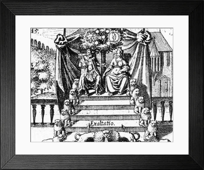 Framed Print : Alchemy Illustration