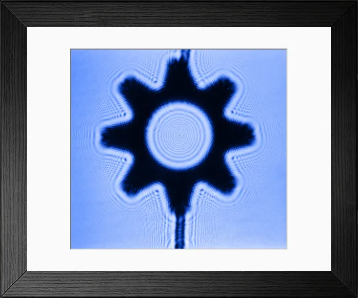 Framed Print : Fresnel Diffraction Pattern Framed Print : Fresnel Diffraction Pattern
