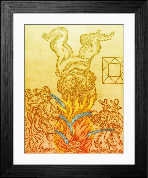 Framed Print : Great Fire of London, 1666 Framed Print : Great Fire of London, 1666