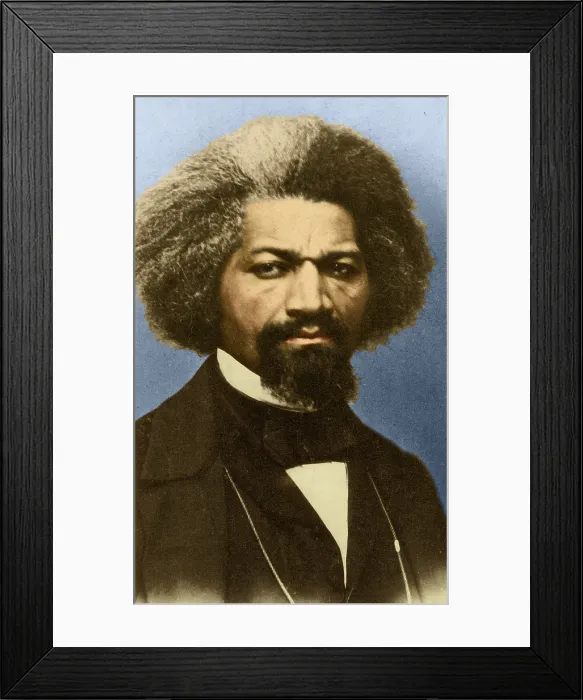 Framed Print : Frederick Douglass, American Abolitionist Framed Print : Frederick Douglass, American Abolitionist