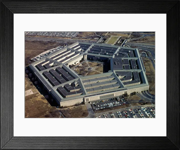 Framed Print : The Pentagon Framed Print : The Pentagon