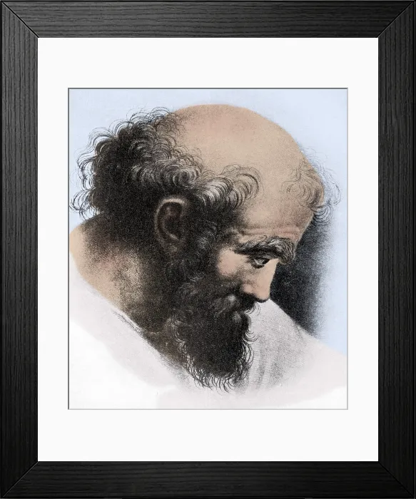 Framed Print : Pythagoras, Ancient Greek Philosopher Framed Print : Pythagoras, Ancient Greek Philosopher
