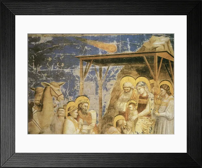 Framed Print : Adoration of the Magi, Halley's Comet Framed Print : Adoration of the Magi, Halley's Comet