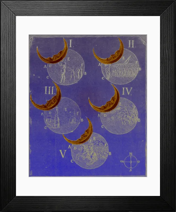 Framed Print : Phases of an eclipse Framed Print : Phases of an eclipse