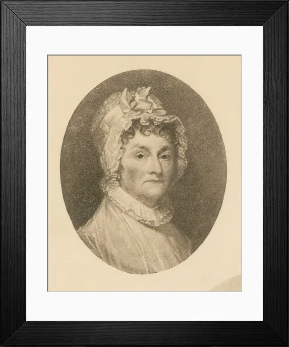 Framed Print : Abigail Adams, First Lady