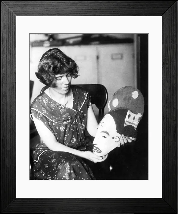 Framed Print : Margaret Mead, American Anthropologist Framed Print : Margaret Mead, American Anthropologist