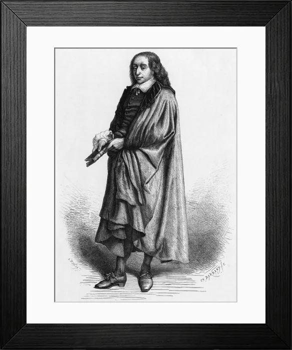 Framed Print : Blaise Pascal, French Polymath
