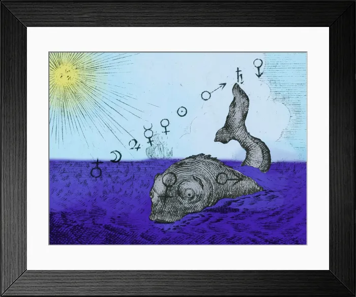 Framed Print : Alchemy Illustration
