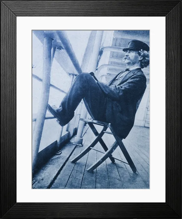 Framed Print : Mark Twain, American Author and Humorist Framed Print : Mark Twain, American Author and Humorist