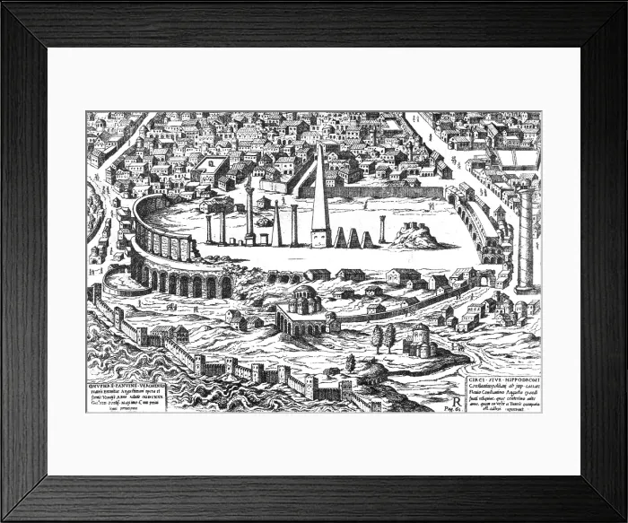 Framed Print : Ruins of the Hippodrome, 15th Century Framed Print : Ruins of the Hippodrome, 15th Century