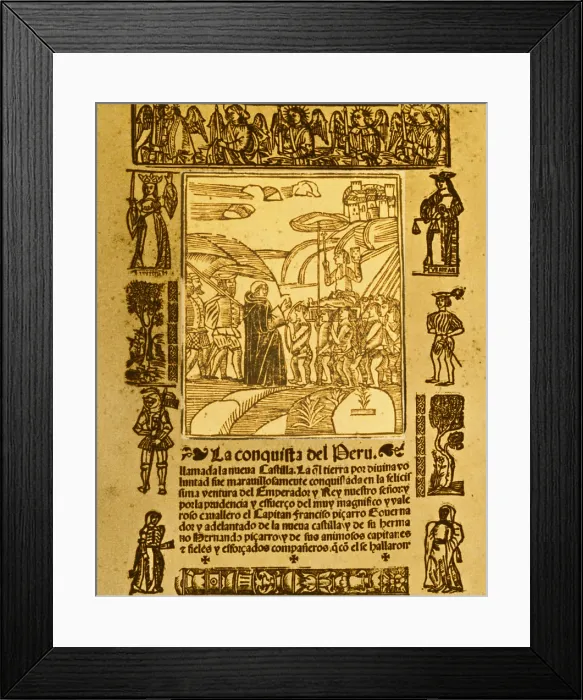 Framed Print : Atahualpa, Last Emperor of the Incan Empire Framed Print : Atahualpa, Last Emperor of the Incan Empire