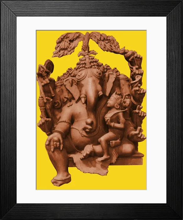 Framed Print : Ganesha, Hindu God