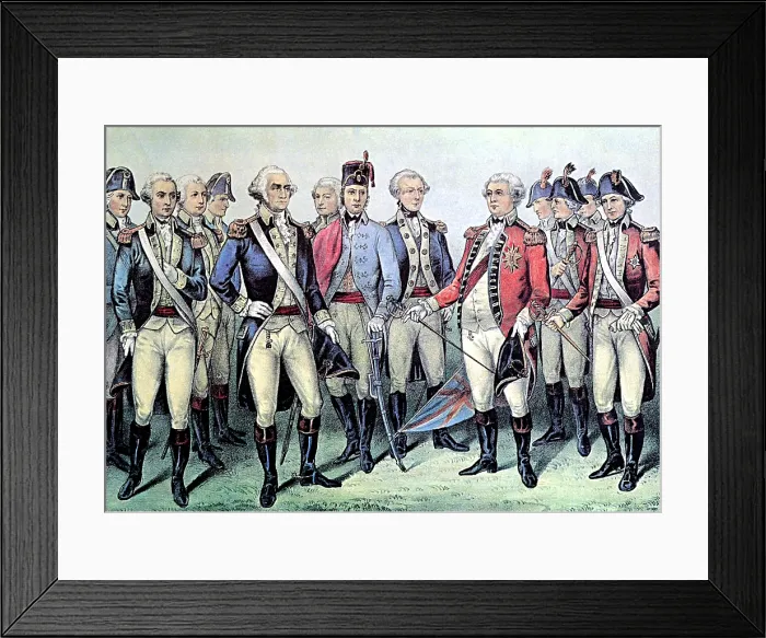 Framed Print : Surrender of Lord Cornwallis, 1781 Framed Print : Surrender of Lord Cornwallis, 1781