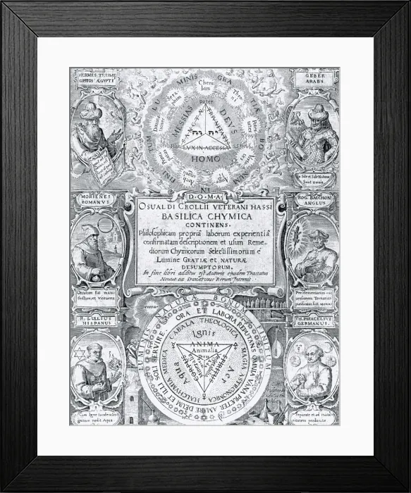 Framed Print : Alchemy Treatise Framed Print : Alchemy Treatise