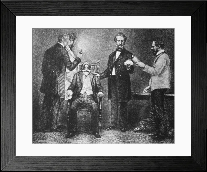 Framed Print : First Use of Surgical Anesthesia, 1846 Framed Print : First Use of Surgical Anesthesia, 1846