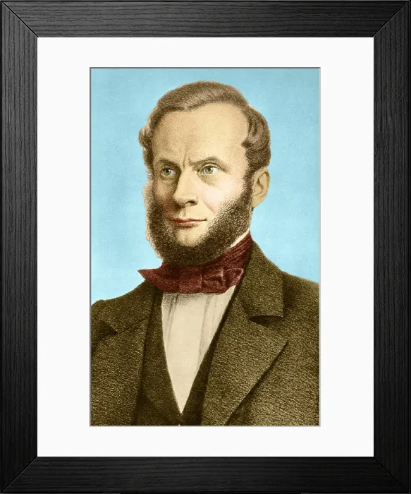 Framed Print : Rudolf Clausius, German Physicist