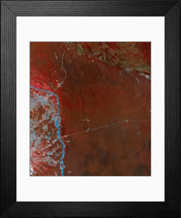 Framed Print : Gran Chaco, South America, Satellite Image Framed Print : Gran Chaco, South America, Satellite Image