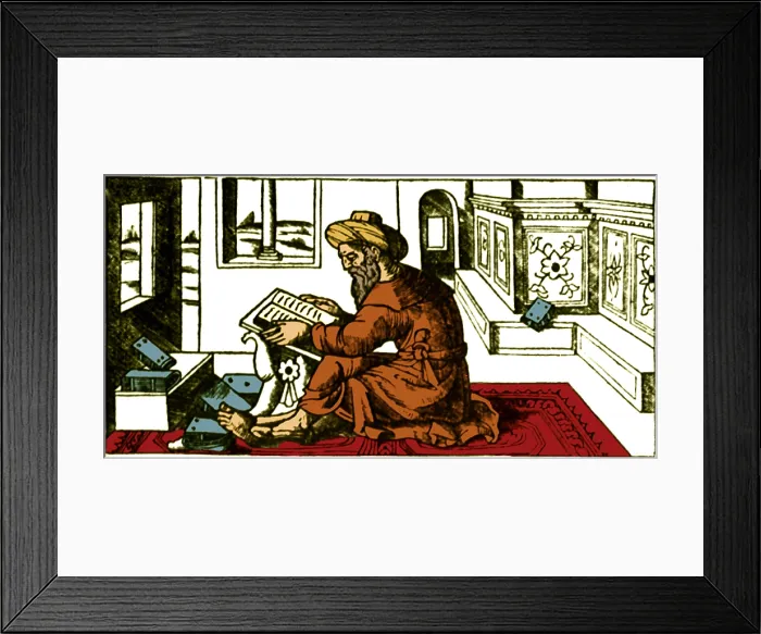 Framed Print : Rhazes, Islamic Polymath Framed Print : Rhazes, Islamic Polymath