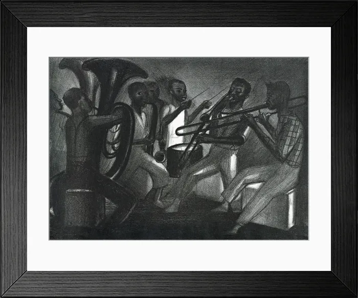 Framed Print : WPA Art, Rhythm Band Framed Print : WPA Art, Rhythm Band