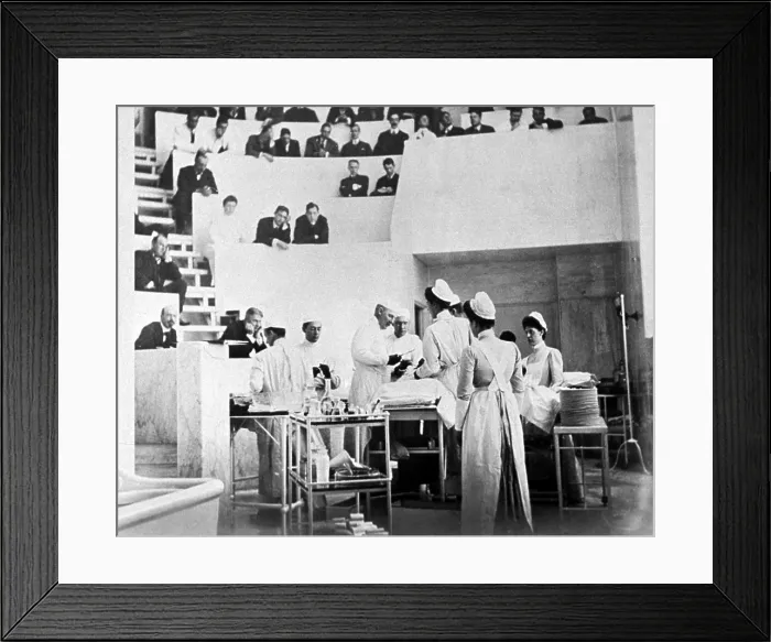 Framed Print : Drs. Halsted, Cushing and Young, 1903-04