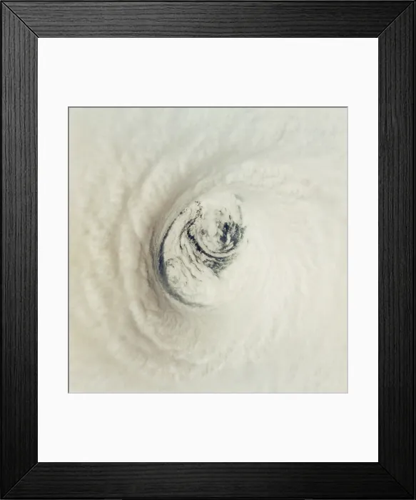 Framed Print : Eye of Hurricane Emilia Framed Print : Eye of Hurricane Emilia
