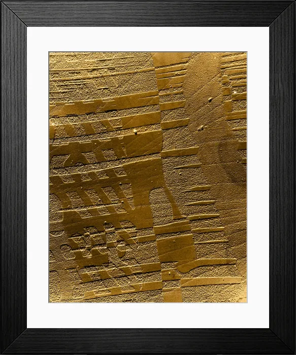 Framed Print : TEM of a Crystal of Barium Titanate Framed Print : TEM of a Crystal of Barium Titanate