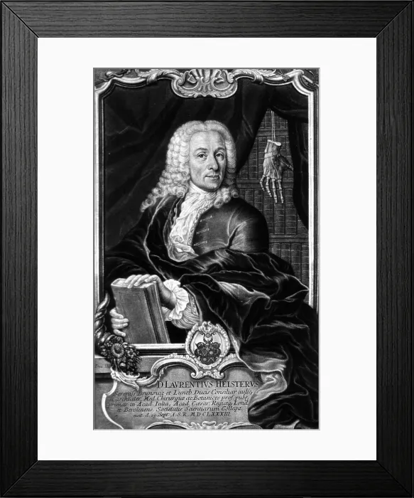 Framed Print : Lorenz Heister, German Anatomist and Botanist
