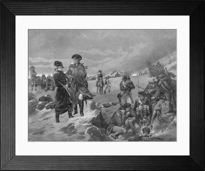 Framed Print : Washington and Lafayette, Valley Forge, 1777-78 Framed Print : Washington and Lafayette, Valley Forge, 1777-78