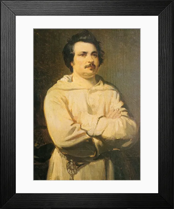 Framed Print : Honore de Balkzac, French Author Framed Print : Honore de Balkzac, French Author