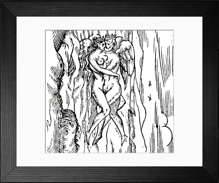 Framed Print : Symbolic Creation of the Philosopher's Stone, 12th Century