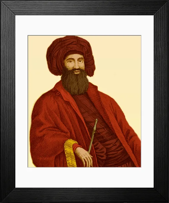 Framed Print : Giovanni Belzoni, Italian Antiquarian
